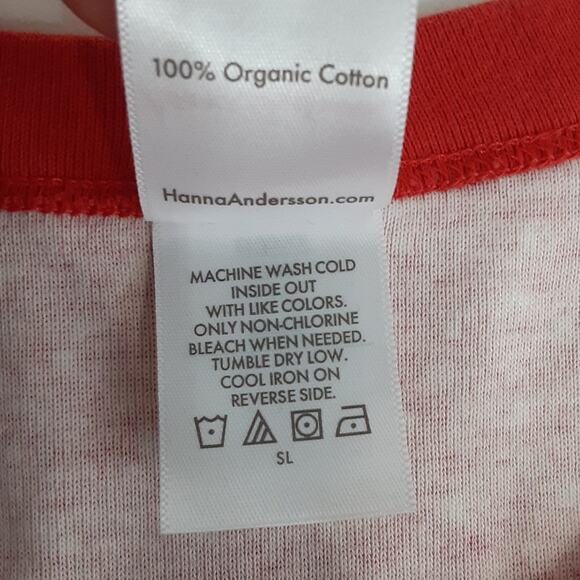 Hanna Andersson Adult M Holiday Long John Pajamas Long Sleeve Top & Joggers - Picture 8 of 9